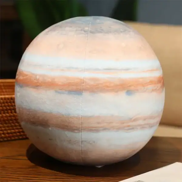 Jupe de planète Jupiter en modèle décoratif, représentant la célèbre planète gazeuse avec ses bandes colorées et sa grande tache rouge, idéale pour la décoration scientifique ou éducative.
