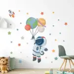 Vêtement d'astronaute pour enfant avec décor spatial, idéal pour les jeux et l'apprentissage de l'espace. Parfait pour stimuler l'imagination des petits passionnés d'astronomie et de science.