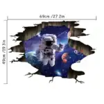 3D-Weltraum-Sticker für die Decke – Bild 3