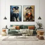 Tableau astronaute chat – Image 4