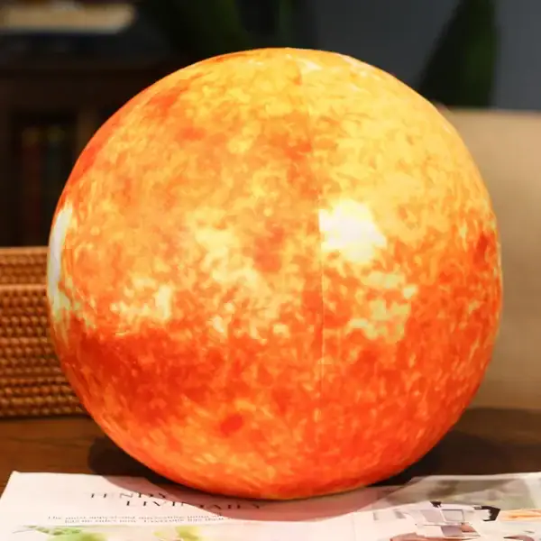 Lampe solaire en forme de planète Soleil, idéale pour une décoration intérieure ou une ambiance chaleureuse.