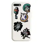 Panneau de stickers de science et espace pour téléphone portable.