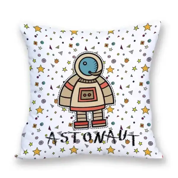 Peluche d'astronaute mignonne et colorée, idéale pour la décoration de chambre d'enfant ou comme cadeau scientifique. Conçue pour les amateurs d'espace et d'exploration spatiale.