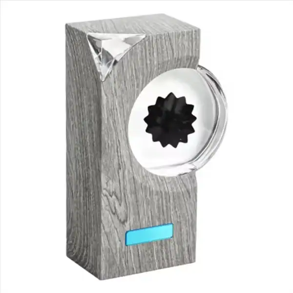 Pupitre de laboratoire en bois avec dispositif scientifique, idéal pour expériences éducatives et démonstrations scientifiques. Conception moderne et fonctionnelle pour un usage pédagogique.