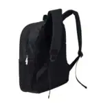 Un sac à dos noir robuste, idéal pour étudiants et professionnels, avec plusieurs compartiments pour organiser vos affaires.