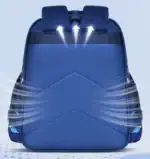 Sac à dos avec système de ventilation pour un confort optimal, idéal pour les étudiants et les amateurs de design scientifique.