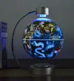 Lampe décorative planète Terre avec effets lumineux et animations.