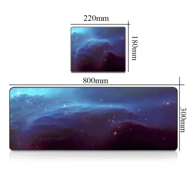 Panneau décoratif galaxie avec motif cosmique, dimensions 800x300mm, parfait pour une décoration intérieure inspirée de l'univers et de l'astronomie.