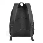 Sac à dos noir pour étudiants et professionnels, pratique et résistant, idéal pour transporter livres, ordinateur portable et accessoires avec confort et style.