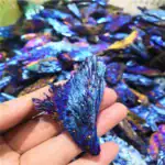 Blauer Kyanit-Kristall Pfauenfeder – Bild 4