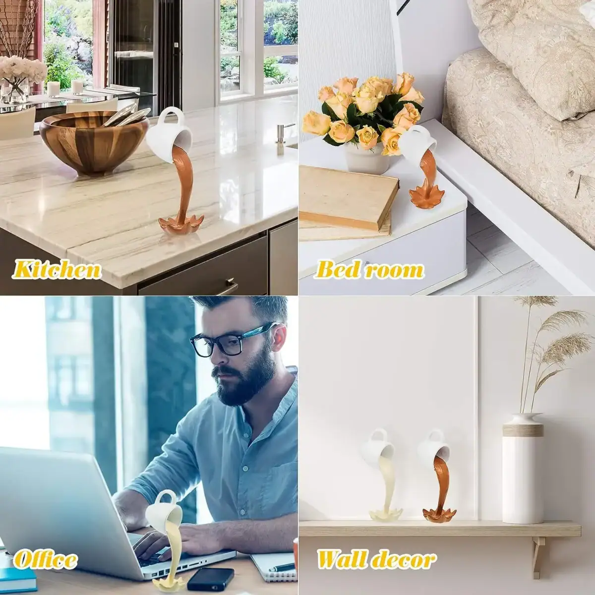 Accessoire décoratif en forme de bec d'oiseau pour embellir votre intérieur.