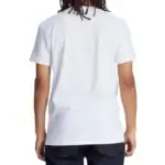T-shirt blanc unisexe en coton, design classique, parfait pour un look décontracté ou à personnaliser, idéal pour la décoration ou la science.