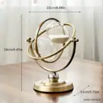 Porte-objet scientifique en forme d'atome avec sphères en verre.