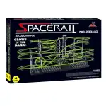 Piste de train lumineuse en plastique avec rails fluorescents, idéale pour les enfants, comprenant un circuit de 22 mètres, avec accessoires et éclairage dans l'obscurité.