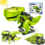 Robot dinosaure solaire, jouet éducatif pour enfants, décoration scientifique innovante.