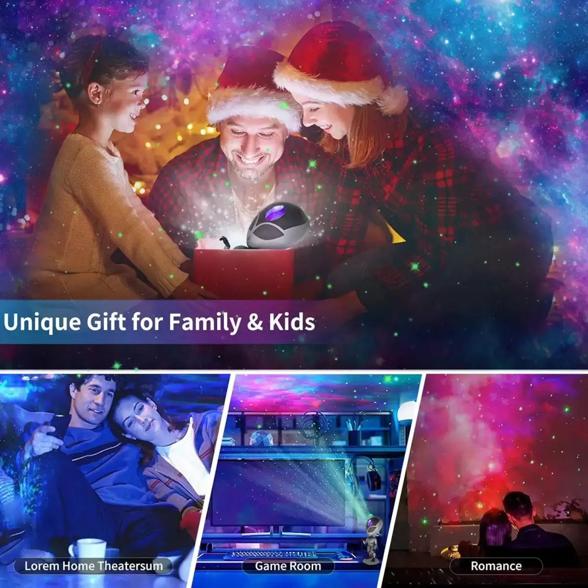 Coffret scientifique festif pour famille et enfants, avec lumière LED, idéal pour stimuler la curiosité et l'apprentissage ludique lors des fêtes de fin d'année.