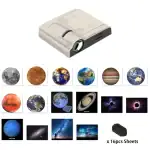 Projecteur de diapositives et films compact pour présentations éducatives ou divertissement.