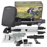 Objectif de télescope portable Celestron Travel Scope 70 avec accessoires.