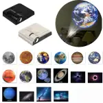 Projection lumineuse de la Terre et du système solaire sur mur ou plafond, idéal pour décoration scientifique et éducative.