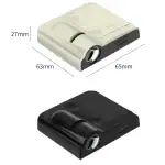 Mini projecteur portable compact avec capteur de mouvement pour présentations et divertissement.