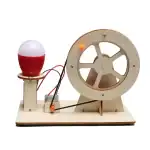 Pétoire de moteur électrique avec générateur simple pour démonstration scientifique. Idéal pour l'apprentissage de la physique et de l'électricité en classe ou à la maison.