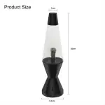 Lampe de bureau en forme de volcan avec éclairage LED, design moderne et original, idéale pour décoration scientifique ou pour un espace de travail créatif.