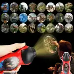 Jouet Tyrannosaure Rex avec projecteur éducatif pour enfants, permettant de découvrir des images de dinosaures en 3D et d'apprendre leur histoire de manière ludique.