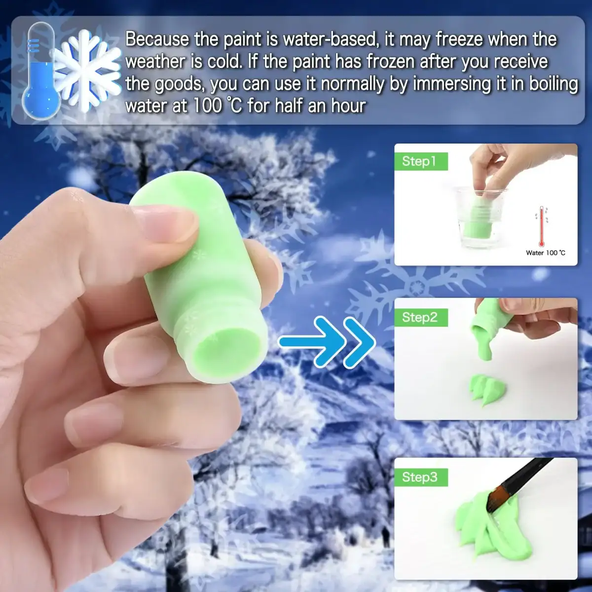 Pinceau en silicone vert utilisé pour des expériences scientifiques ou éducatives, illustrant la manipulation de matériaux dans un contexte pédagogique.