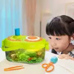 Balcon ou bureau, aquarium éducatif pour enfants avec accessoires de découverte.