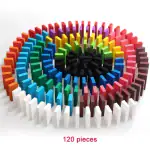 Pions de jeu colorés en spirale, disposés en cercle avec une variété de couleurs vives, parfaits pour jeux de société ou décoration scientifique.