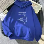 Veste à capuche Mandelbrot avec formule mathématique et fractale.
