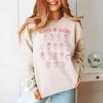 Vêtement confortable avec illustrations de femmes célèbres en science, parfait pour les passionnées de science et de mode.