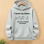 Titre de l'image : Sweat à capuche avec formule mathématique.