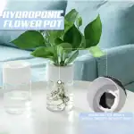 Pot de fleurs hydroponique pour culture sans terre.