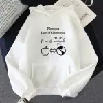 Sac à dos avec formule de la gravitation universelle de Newton illustrée, parfait pour les amateurs de science et décoration éducative.