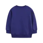 Sweat-shirt bleu pour enfant, doux et confortable, idéal pour l'hiver, avec manches longues et col rond, parfait pour un look décontracté et tendance.