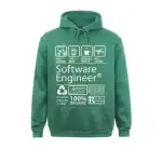 Sweat à capuche vert avec motifs liés à l'informatique et la programmation, parfait pour les passionnés de technologie et de sciences.