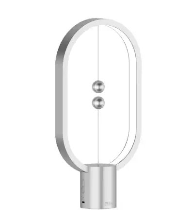 Lampe de bureau Dyson Pure Cool avec design moderne et technologie de purification de l'air intégrée. Parfaite pour un espace de travail ou une décoration scientifique élégante.